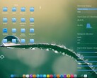 Bluestar Linux 6.11.3 桌面（图片来源：SourceForge 上的 Bluestar Linux）