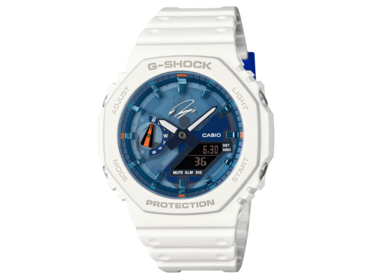 卡西欧 G-Shock x Ryo Ishikawa GA-2100RI25-7A 腕表。(图片来源：卡西欧）
