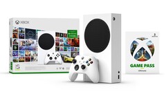 微软在入门套装中为 Xbox Series S 提供了三个月的 Game Pass Ultimate 和一个无线手柄。(图片：微软）