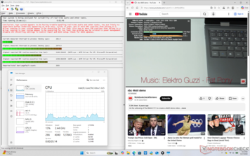 在长达一分钟的 4K60 视频测试中，LatencyMon 发现了轻微的 DPC 问题和两个丢帧现象