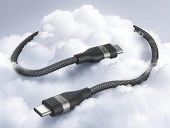 据说 Anker 现有的三条电缆（图中为 A82E2 型）都支持新的 150W 充电协议。(图片来源：Anker）