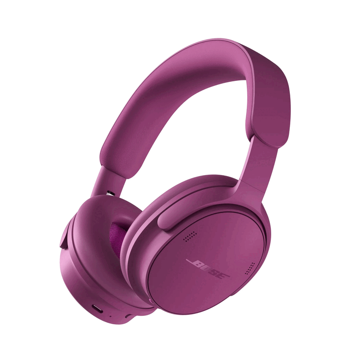 Bose QuietComfort 耳机(第 2 代),玫瑰木紫色款。
