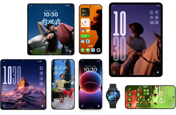 ColorOS 16 功能概览。(图片来源：Oppo）