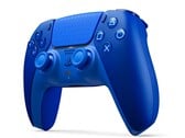 Icon Blue 特别版 DualSense 手柄的触控板上印有微小的 PlayStation 图标。