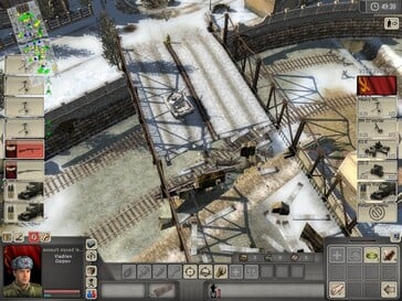 图中:一张来自 Men of War: Assault Squad 的游戏截图。