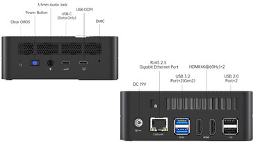 迷你论坛 UM480XT I/O