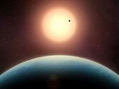艺术家绘制的红矮星 L 98-59。(图片来源：Benoît Gougeon，蒙特利尔大学）