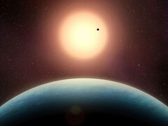 艺术家绘制的红矮星 L 98-59。(图片来源：Benoît Gougeon，蒙特利尔大学）