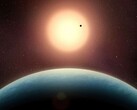 艺术家绘制的红矮星 L 98-59。(图片来源：Benoît Gougeon，蒙特利尔大学）