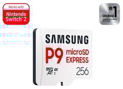 256GB 容量的三星 P9 Express microSD Express 卡在亚马逊上获得了大幅折扣。(图片来源：三星）