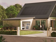 全新的 TCL SunPower 全球家庭储能解决方案（如图）已经亮相。(图片来源：美通社）