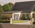 全新的 TCL SunPower 全球家庭储能解决方案（如图）已经亮相。(图片来源：美通社）