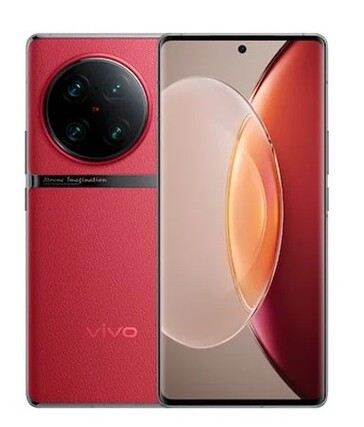 红色的vivo X90 Pro+