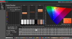 校准前的 ColorChecker