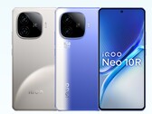 iQOO Neo 10R 有赛车蓝和月骑士钛两种配色（图片来源：iQOO）
