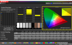 经 CalMAN ColorChecker 校准