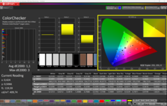 经 CalMAN ColorChecker 校准