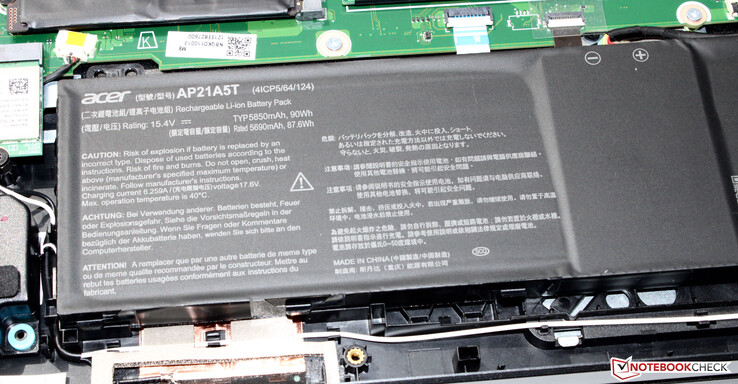 该电池的容量为90Wh。