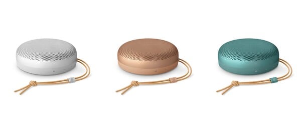 Bang & Olufsen Beosound A1 第三代有三种颜色可供选择。(图片来源：Bang & Olufsen）