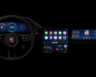 保时捷展示升级版 CarPlay（图片来源：Apple)