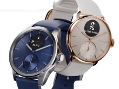 Withings ScanWatch 2 的新款蓝色和银色。(图片来源：Withings）