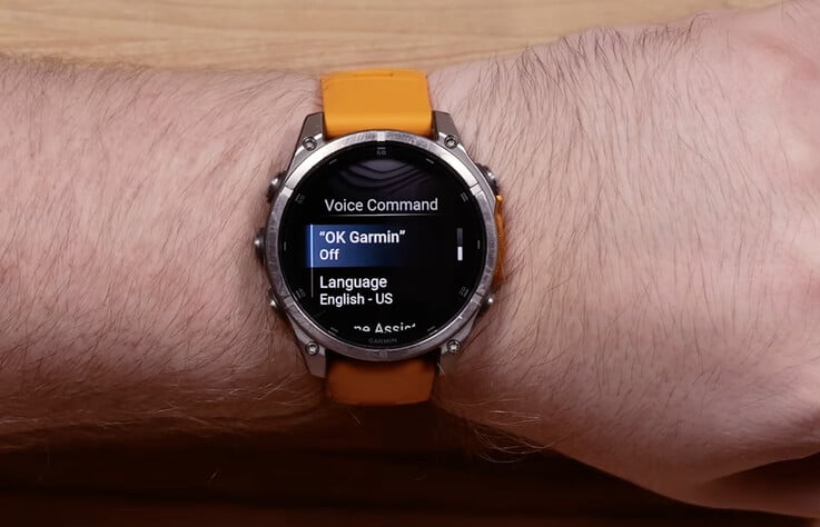 Garmin 的新“语音命令”功能已应用于多款智能手表,包括图中所示的 Fenix 8。