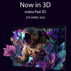 Nubia Pad 3D是中兴通讯将在MWC 2023期间发布的众多设备之一。(图片来源：中兴通讯)