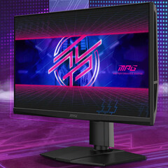 图中的 MPG 242R X60N 在美国的售价可能比同类产品 Nitro XV240 F6 高出很多。(图片来源：微星）