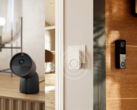 从左到右（如图），飞利浦 Hue Secure 2K 有线摄像头、Hue Smart Chime 和 Hue Secure 有线视频门铃。(图片来源：飞利浦 - 编辑）