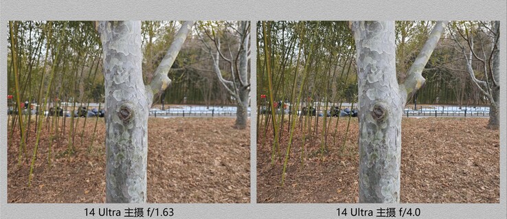 可变光圈的优势，比如小米 14 Ultra：对景深的影响更大。