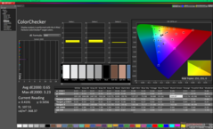 校准后的 ColorChecker
