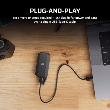 不使用时，应始终将 USB 帽盖上。(图片来源：海盗船）