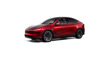 新款 7 座 Model Y 车型尺寸保持不变,后备箱内有两个儿童座椅。