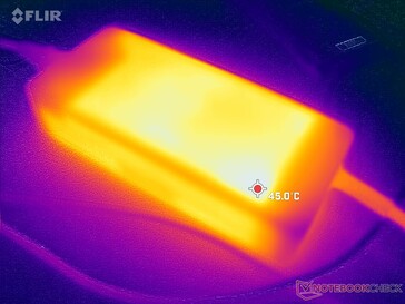 交流电适配器在长期负载的情况下达到45℃以上