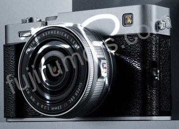 银色富士 X-E5。(图片来源：Fuji Rumors）