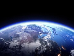 一幅描绘地球及其大气层的图片。(图片来源:Bluebackimage,Adobe Stock)