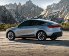 新款 Model Y 的流银配色（图片来源：特斯拉）