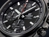 卡西欧Edifice EFS-S660PB-1A表盘的特写。
