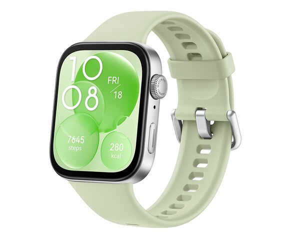 华为 Watch Fit 3 的Apple 手表式设计让人难以忽视。(图片来源：华为）