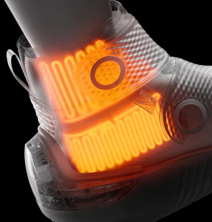 Hyperboot 使用双气囊和加热元件，使运动员恢复得更快。(图片来源：Hyperice）