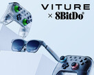 Viture 和 8BitDo 发布了新款半透明版 8BitDo Ultimate 2C 控制器。(图片来源：Viture）