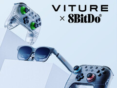 Viture 和 8BitDo 发布了新款半透明版 8BitDo Ultimate 2C 控制器。(图片来源：Viture）