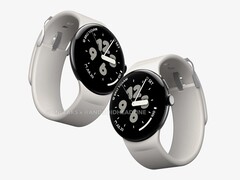 据说 Pixel Watch 3 系列的显示屏边框比去年的机型更纤薄。(图片来源：@OnLeaks &amp;amp;Android Headlines)