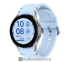 三星似乎将提供三种颜色和表带选择的Galaxy Watch FE。(图片来源：三星通过 Sudhanshu Ambhore 提供）