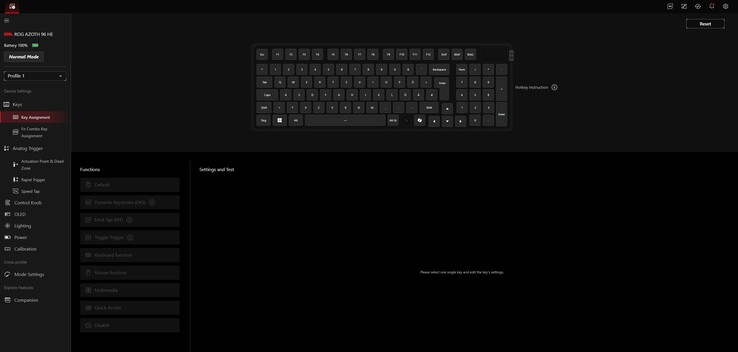 Gear Link 是一个布局清晰的网络界面。(图片来源:Notebookcheck)