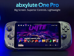 Abxylute One Pro 是一款由Android 支持的掌上电脑，用于云游戏和远程游戏。(图片来源：Abxylute）