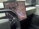 Cybertruck 的用户界面（图片：TeslaTownTexas/TikTok）