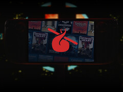 10 月份的 2025 Choice 游戏阵容包括《原子之心》、《V Rising》、《System Shock》等。图为装有游戏合集的 Steam Deck。(图片来源:Valve 和 Humble Bundle - 已编辑)