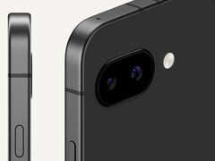 配备双后置摄像头的 Pixel 9a 曜石版。(图片来源：谷歌）