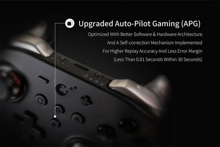 控制器显然支持宏(图片来源:GuliKit)